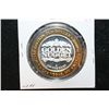 Image 2 : Golden Nugget Las Vegas NV Limited Edition Two-Tone $10 Gaming Token; .999 Fine Silver .60% Oz. ASW