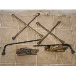 2 Planers, 2 Tire Irons & 2 Star Wrenches