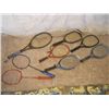 Image 1 : 6 Small Tennis Rackets, 2 Badminton Rackets