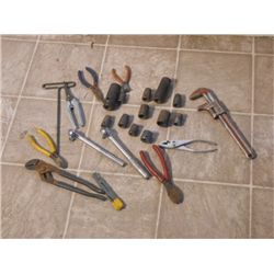 Impact Sockets, Needlenose Pliers, And Misc Tools