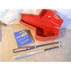 Auto Repair Manual 1979-1985, 2 Aluminum Bats, And