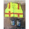 Image 1 : Steel Toe Slip Ons And Safety Vest