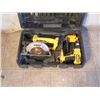 Image 1 : Dewalt Skill Saw & Drill Battery In Case