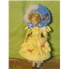 Image 1 : Shirley Temple Porcelain Doll In Yellow And Blue