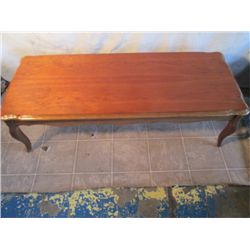 4' X 20" X 26"(length, Width, Height) Coffee Table