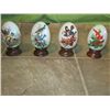 Image 1 : 4  Avon Collector Eggs With Individual Wood Stands