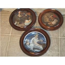 2 Norman Rockwell Framed Collector Plates, 1