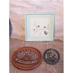 Green Framed Cranes(made From Real Feathers)