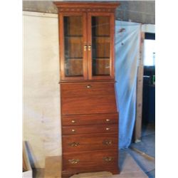 2 Piece Secratary Desk, 3 Drawers, Drop Out Desk