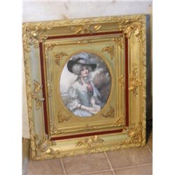 Print Of French Lady Late 1800's Style In