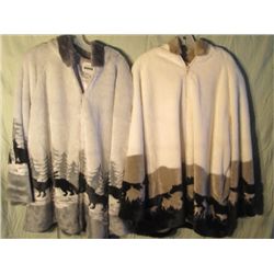 2 Beautiful Faux Fur 2xl Western Jackets