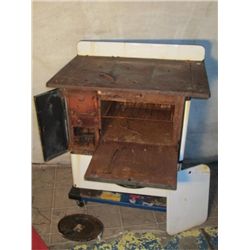 Vintage Wood Burning Cook Stove W/ Oven 6