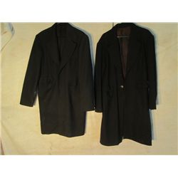 2 Black Prop Coats One Is Frontier