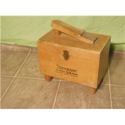 Ronson Roto-shine Dovetailed Shoe Shine Box