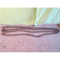 18' Grade 7 Chain  W/ 3/8 Hooks