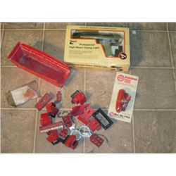 Box Of Lock Outs, Mac Starter, & New Timing Gun