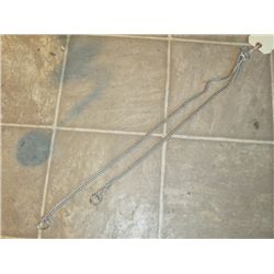 2 Silver Chin Straps