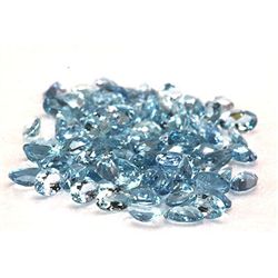 Natural Aqua Marine Oval Cut AAA 3x5mm 313pcs 56.10 ctw