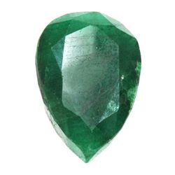 African Emerald Loose Gems 140.81ctw Pear Cut