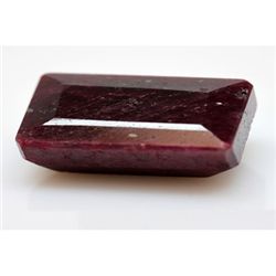 Natural 179.50 ctw African Ruby Emeralcut