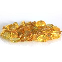 Natural Yellow Sapphire Oval Cut 5x7mm 51pcs 55.20 ctw