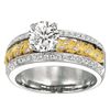 Image 1 : GENUINE 0.40 CTW DIAMOND RING 14K GOLD