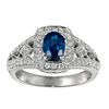 Image 1 : NATURAL 0.45 CTW SAPPHIRE RING 14K GOLD