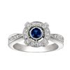 Image 1 : NATURAL 0.30 CTW SAPPHIRE RING 14K GOLD