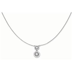 GENUINE 0.35 CTW DIAMOND NECKLACE 14K GOLD