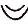 Image 2 : Natural Mozambique Garnet Pillet Beads Necklace