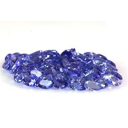 Natural Tanzanite Zoisite Oval-Pear Cut 83pcs 22.10 ctw