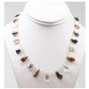 Image 1 : 71.66 ctw Natural Chocolate  Smoke Quartz Bead Necklace