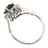 Image 2 : Genuine Black Diamond 1.62 ctw & Diamond Ring 14K