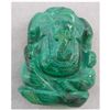 Image 1 : Natural 210 Grams Melachite Lord Ganesh Figure