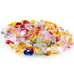 Natural Multi-Sapphire Oval Cut 3x5mm 116 pcs 36.00 ctw
