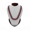 Image 1 : Ruby 24.48 ctw Round Necklace 14kt W/Y Gold