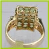 Image 3 : Genuine  3.6 ctw  Peridot Ring  14KT Yellow Gold