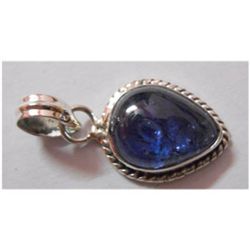Natural 18.40 ctw Tanzanite Pendant 925 Sterling