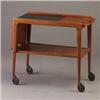 Image 1 : Teak teacart with black laminate surface, sin