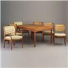 Image 1 : Danish dining suite with a rectangular table,