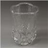 Image 1 : SCHNEIDER clear glass vase, 1940s, with scall