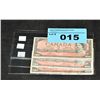 Image 1 : Lot of 3 canadian $2 bank notes