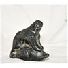 Image 1 : Inuit stone carving, signed (Eskimo figure)