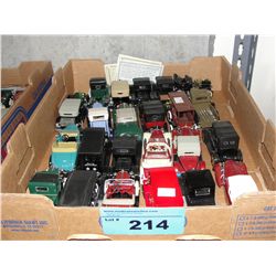 One box of diecast metal collectors cars