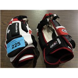 Pair of Easton hockey gloves