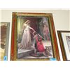 Image 1 : Framed "medevil england scene" print