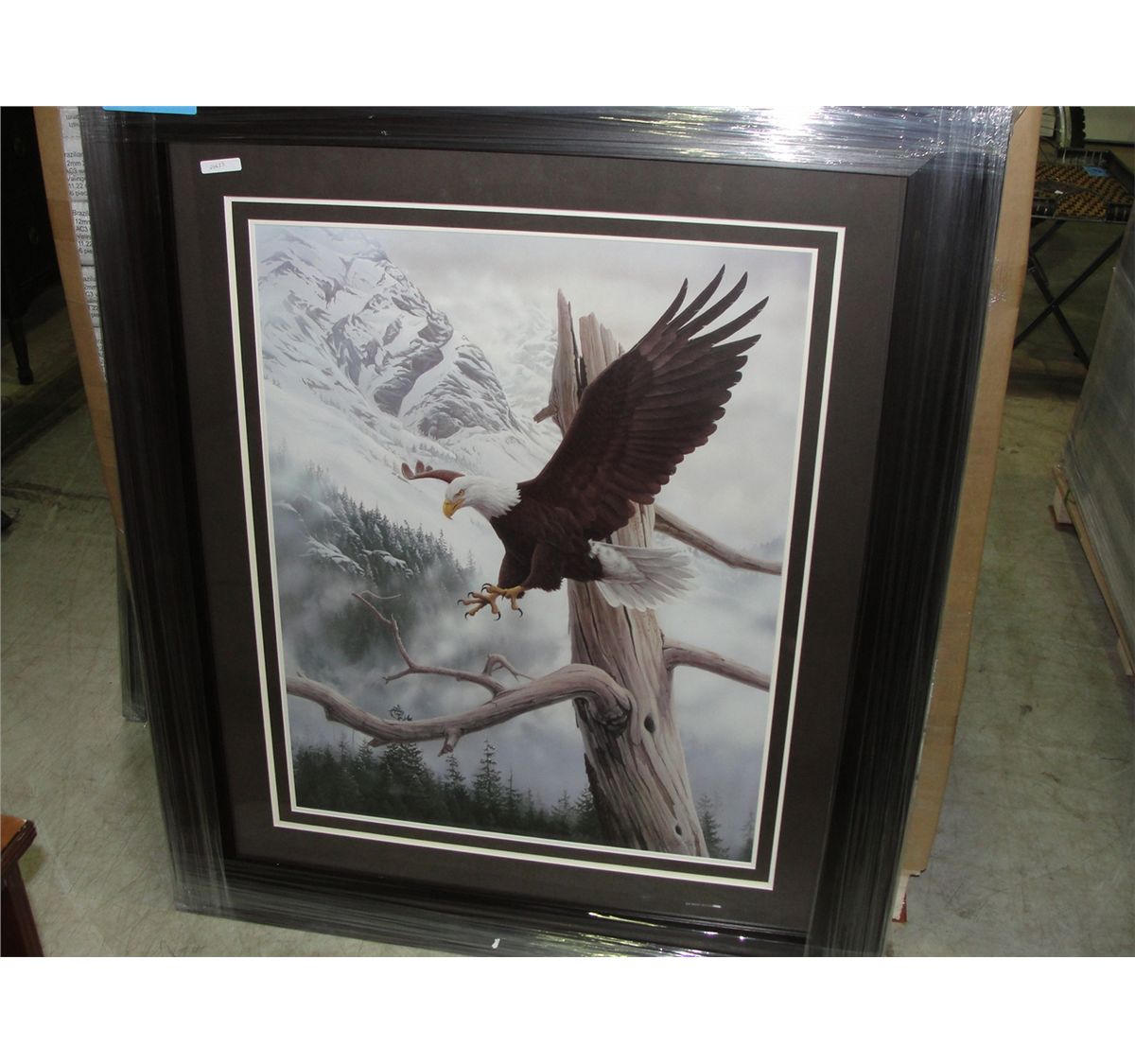 Framed LEP print by Luke Raffin