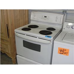 White kenmore stove