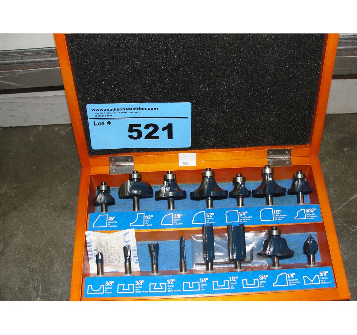 Mastercraft Router Bits Kit Mastercraft router bit set
