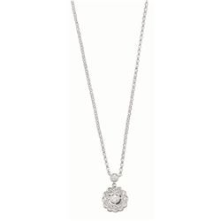 GENUINE 0.35 CTW DIAMOND NECKLACE 14K GOLD